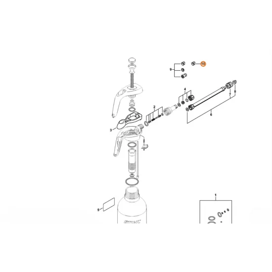 STIHL  Dysza o płaskim profilu strumienia 80-04 4255 502 1700